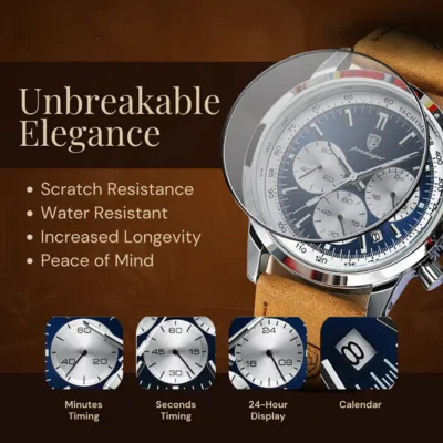 Stylish Luxury Leather Watch