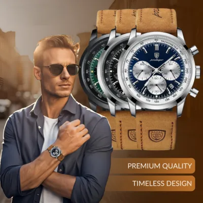 Stylish Luxury Leather Watch