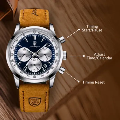 Stylish Luxury Leather Watch