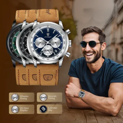 Stylish Luxury Leather Watch