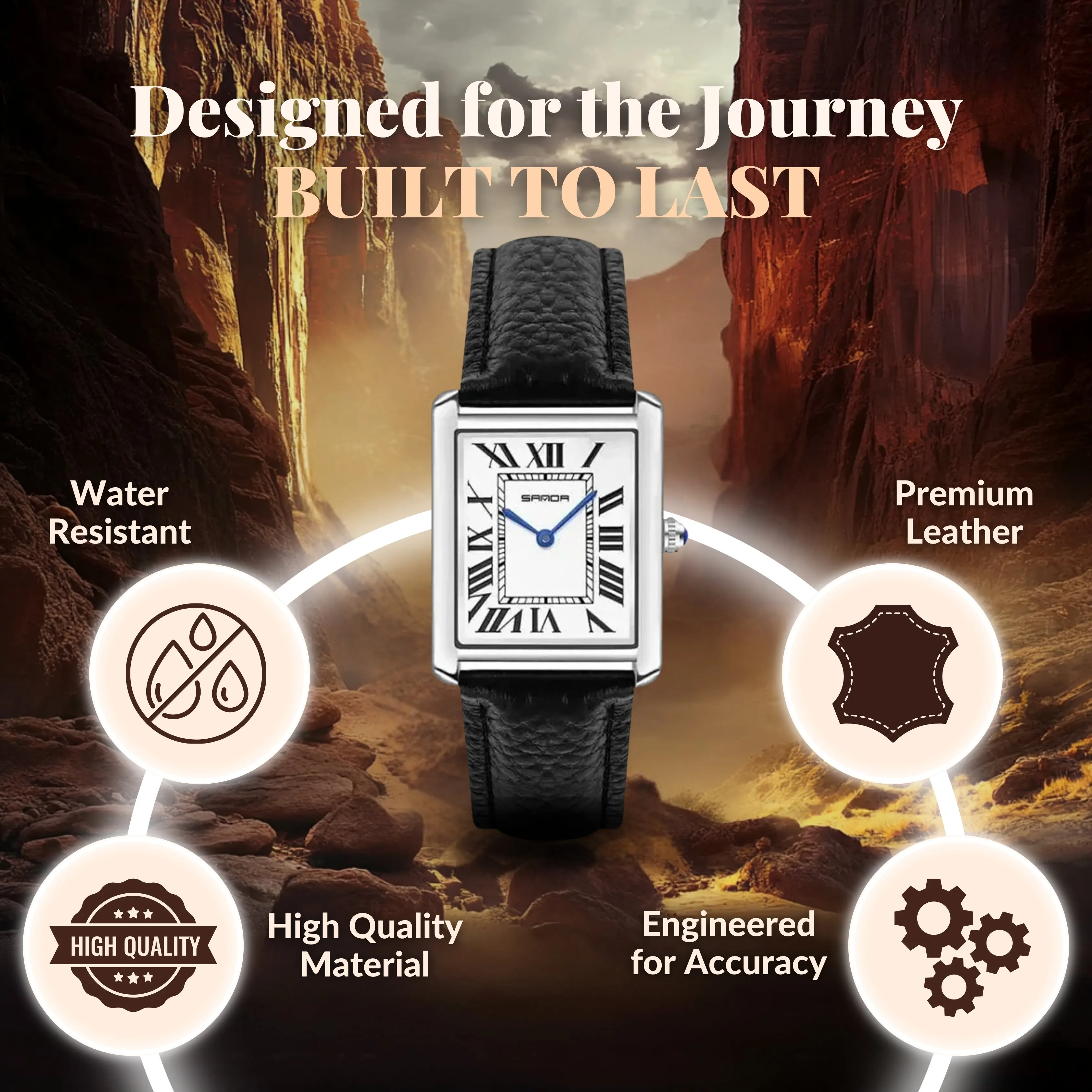 Stylish wrist watch for couples