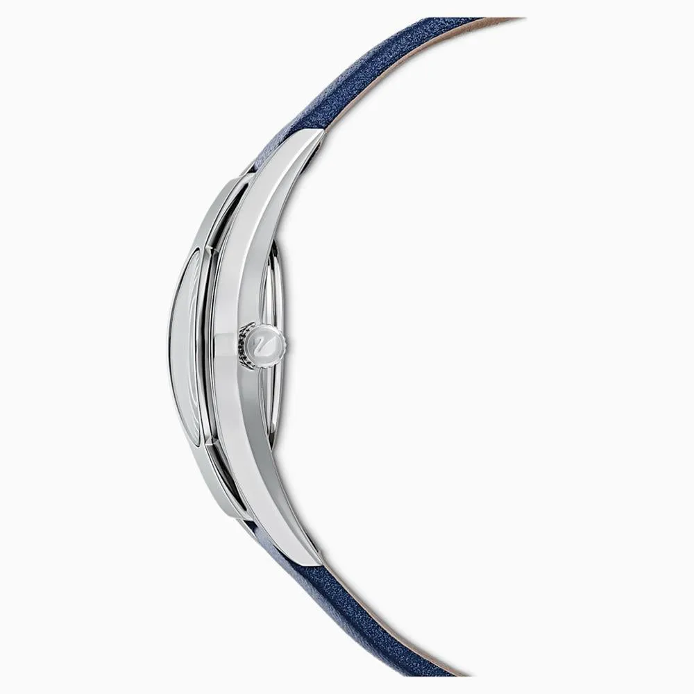 Swarovski Crystalline Sporty Watch Blue Stainless Steel One Size