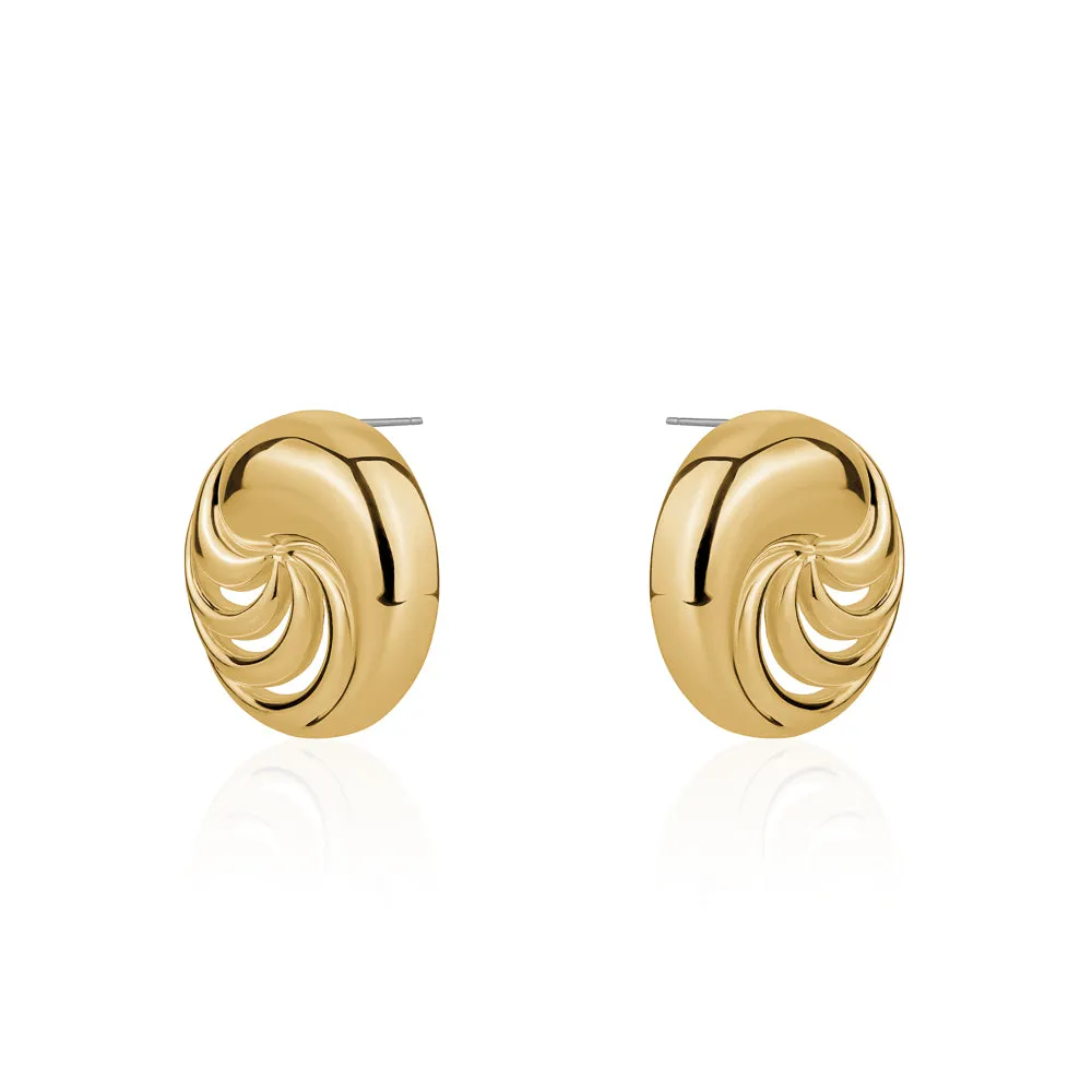 SWIRL BOLD EARRINGS