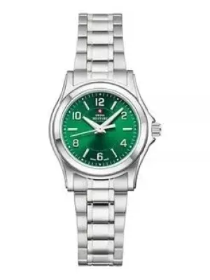 Swiss Military Swiss Made Green Dial Analog Watch - for Women SM34003.24