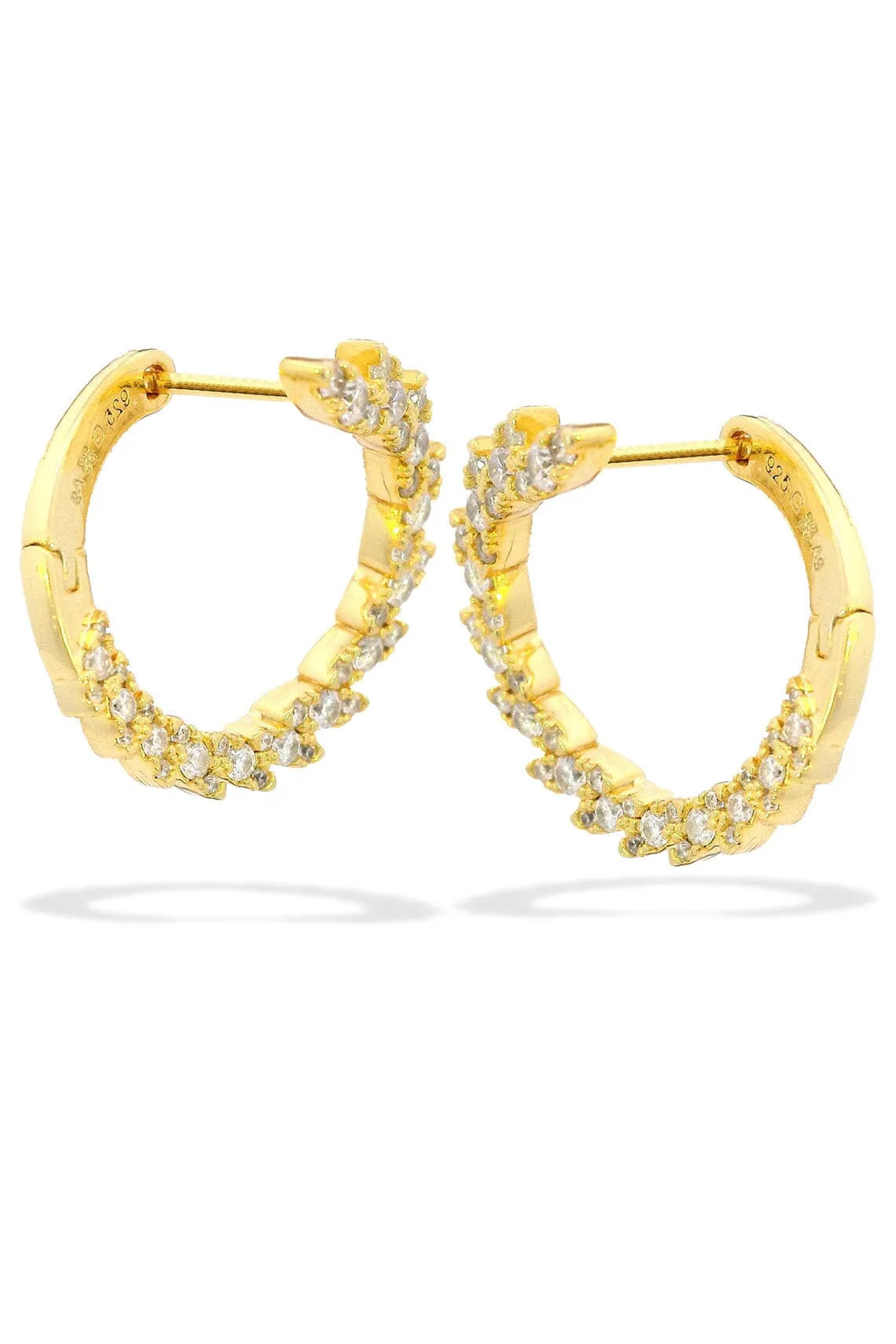 SYDNEY SOIRÉE POINT PIPER EARRINGS GOLD