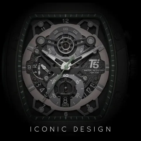 T5 Watch H3857G | Men Stylish Bold Analogue Chronograph
