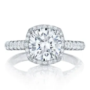 Tacori Pave Diamond Engagement Ring