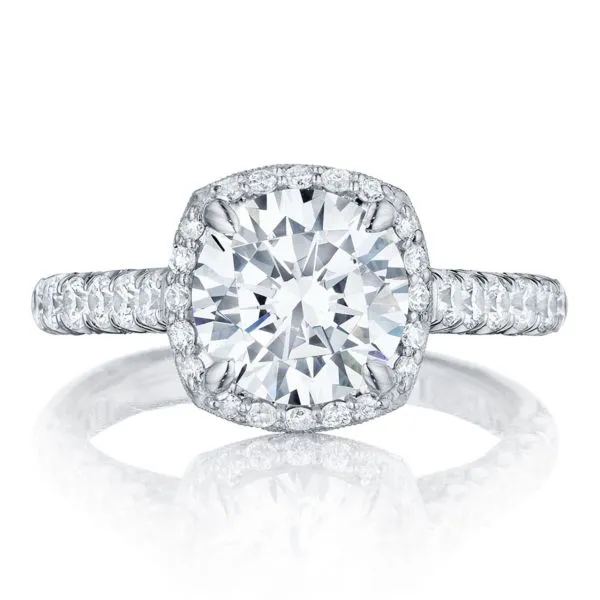 Tacori Pave Diamond Engagement Ring