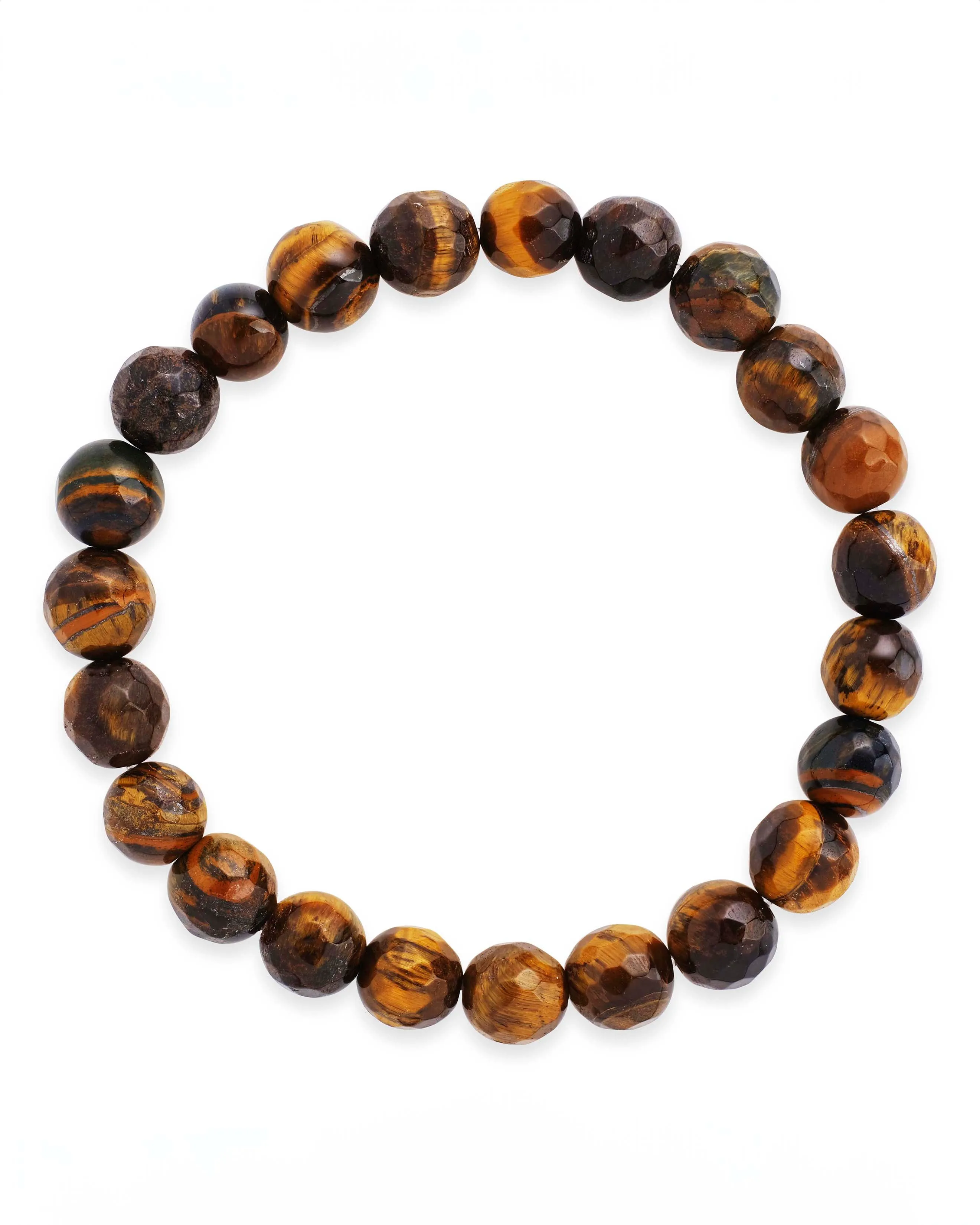 Tiger's Eye Beaded Stretch Bracelet
