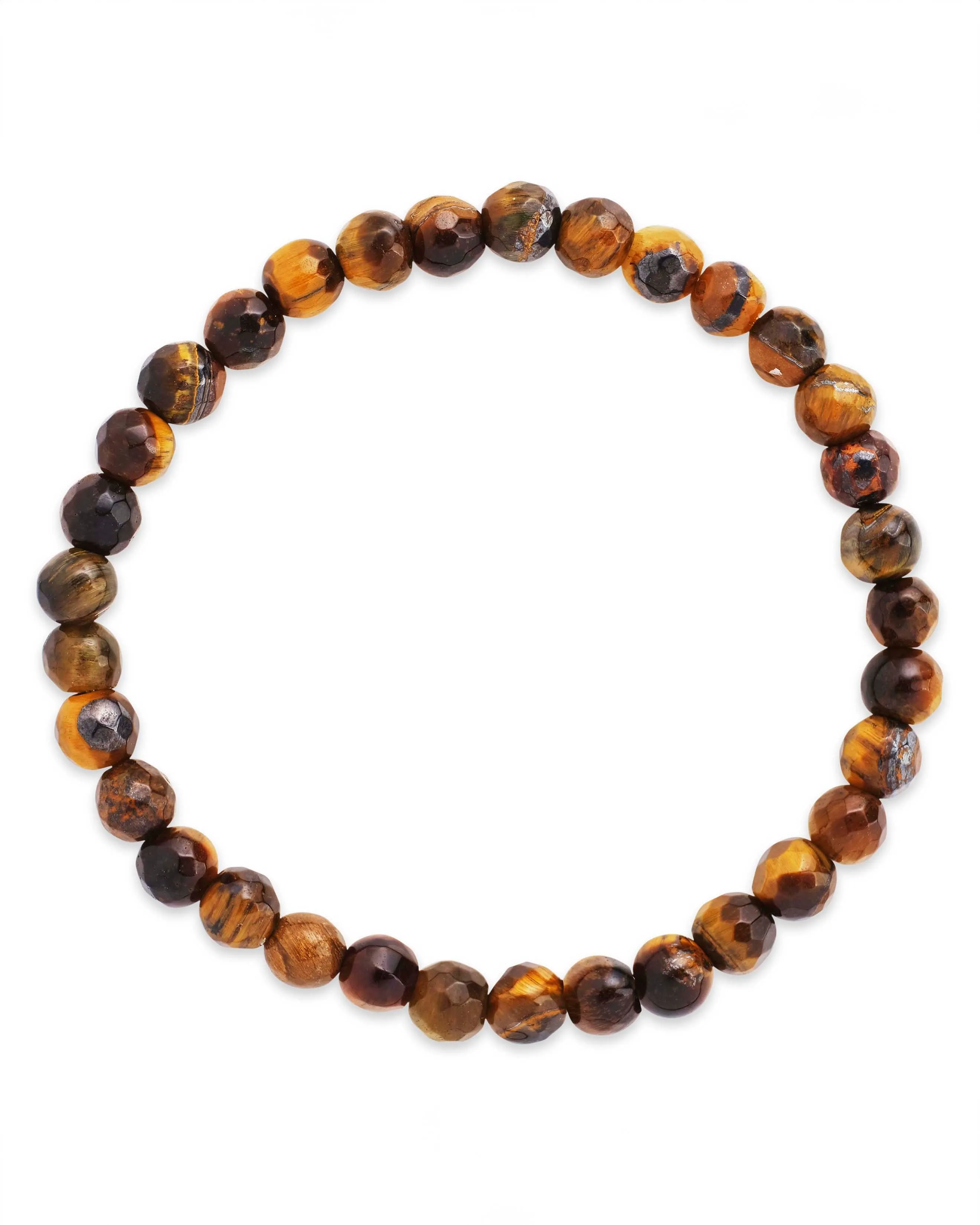 Tiger's Eye Beaded Stretch Bracelet
