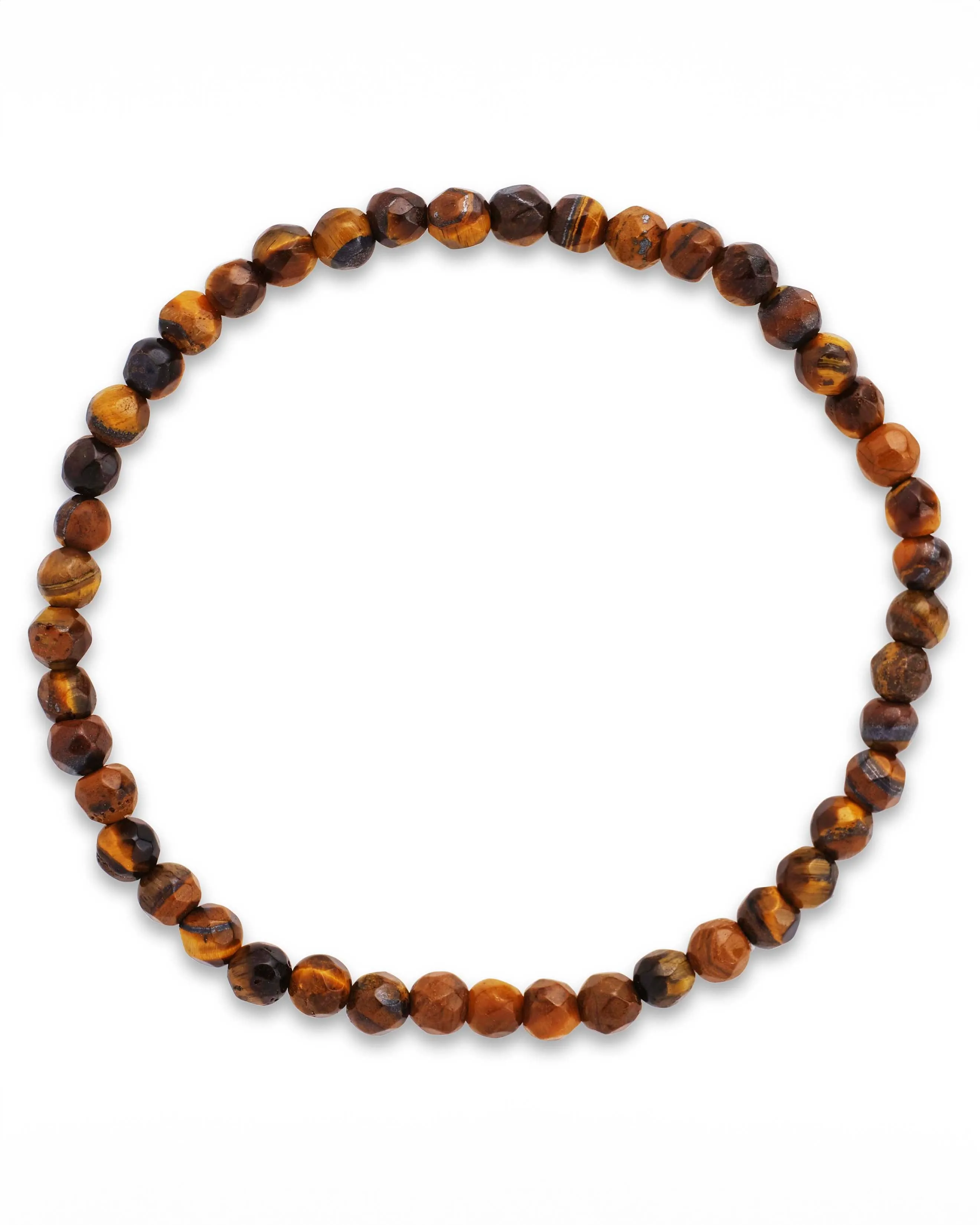 Tiger's Eye Beaded Stretch Bracelet