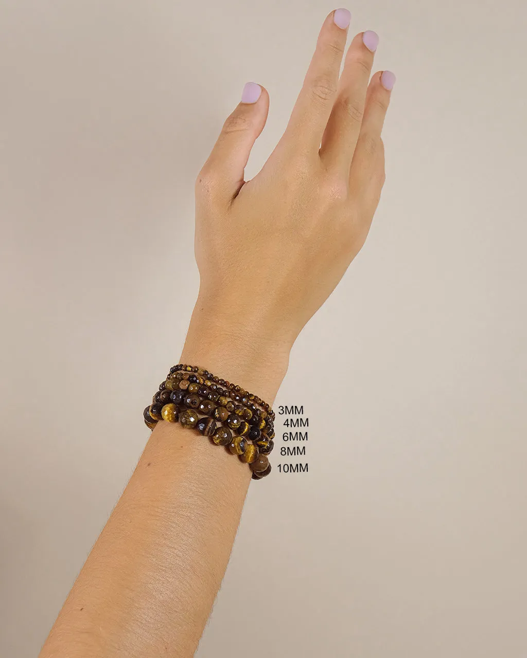 Tiger's Eye Beaded Stretch Bracelet