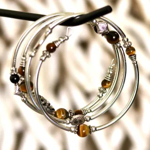 Tiger’s Eye Layered Bracelet – Strength & Protection