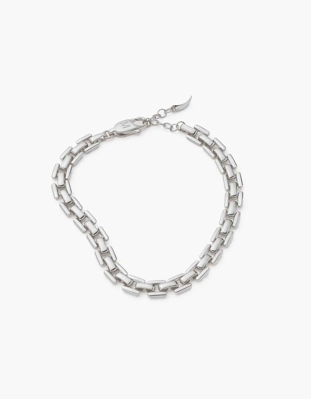 Timepiece Link Chain Bracelet - Silver