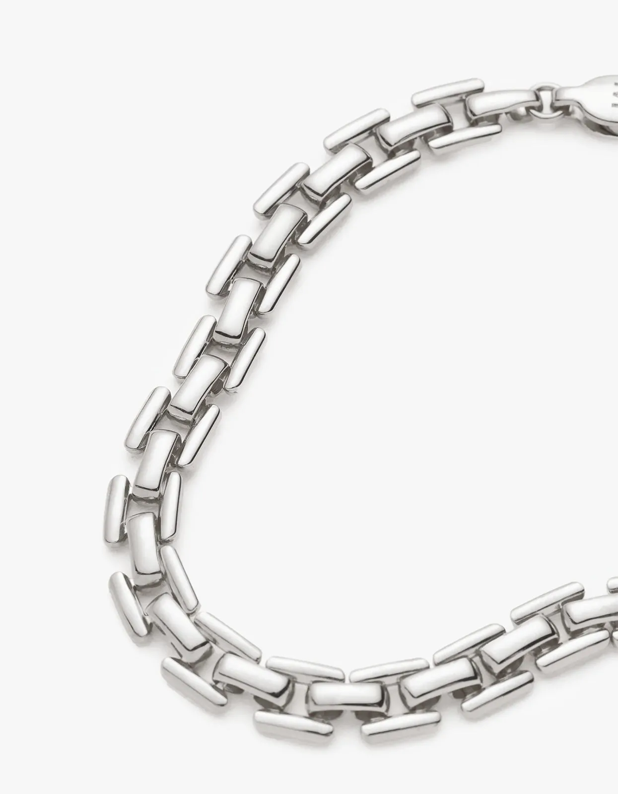 Timepiece Link Chain Bracelet - Silver