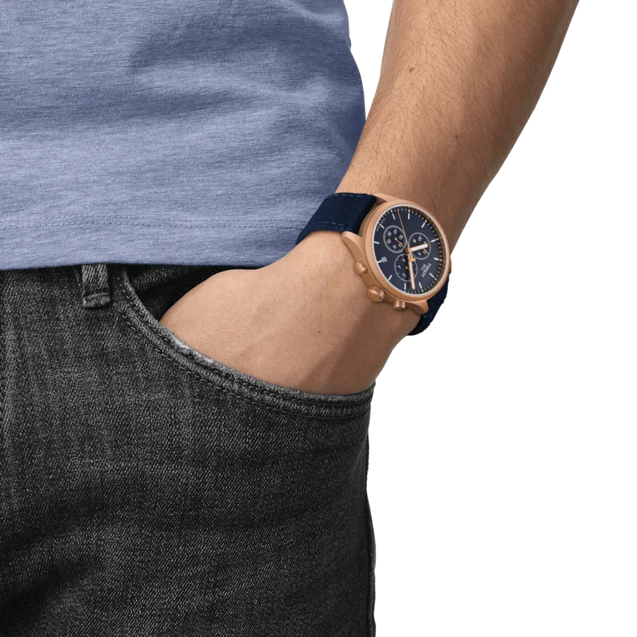 Tissot T-Sport Chrono XL Blue Dial Men 45mm