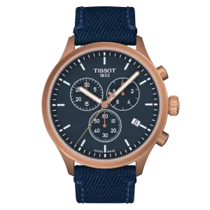 Tissot T-Sport Chrono XL Blue Dial Men 45mm