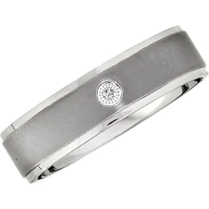 Titanium Oxidized Band, Size 10