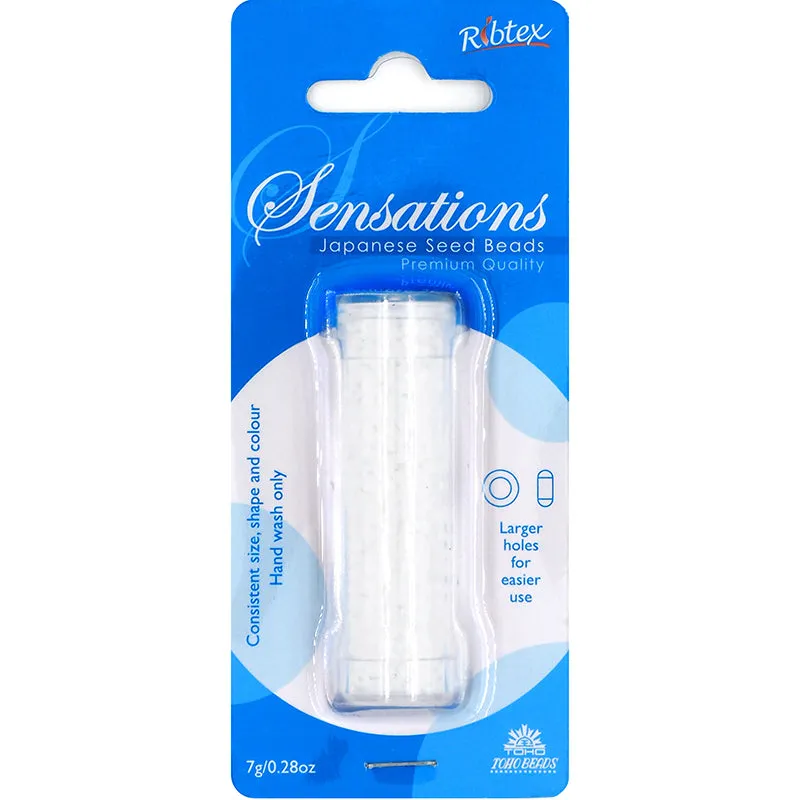 TOHO 2MM SEED BEAD OPAQUE GLOSS WHITE 7G