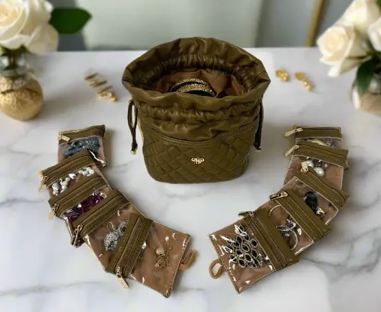 Travel Bag - Ultra Jewelry Case - Camel