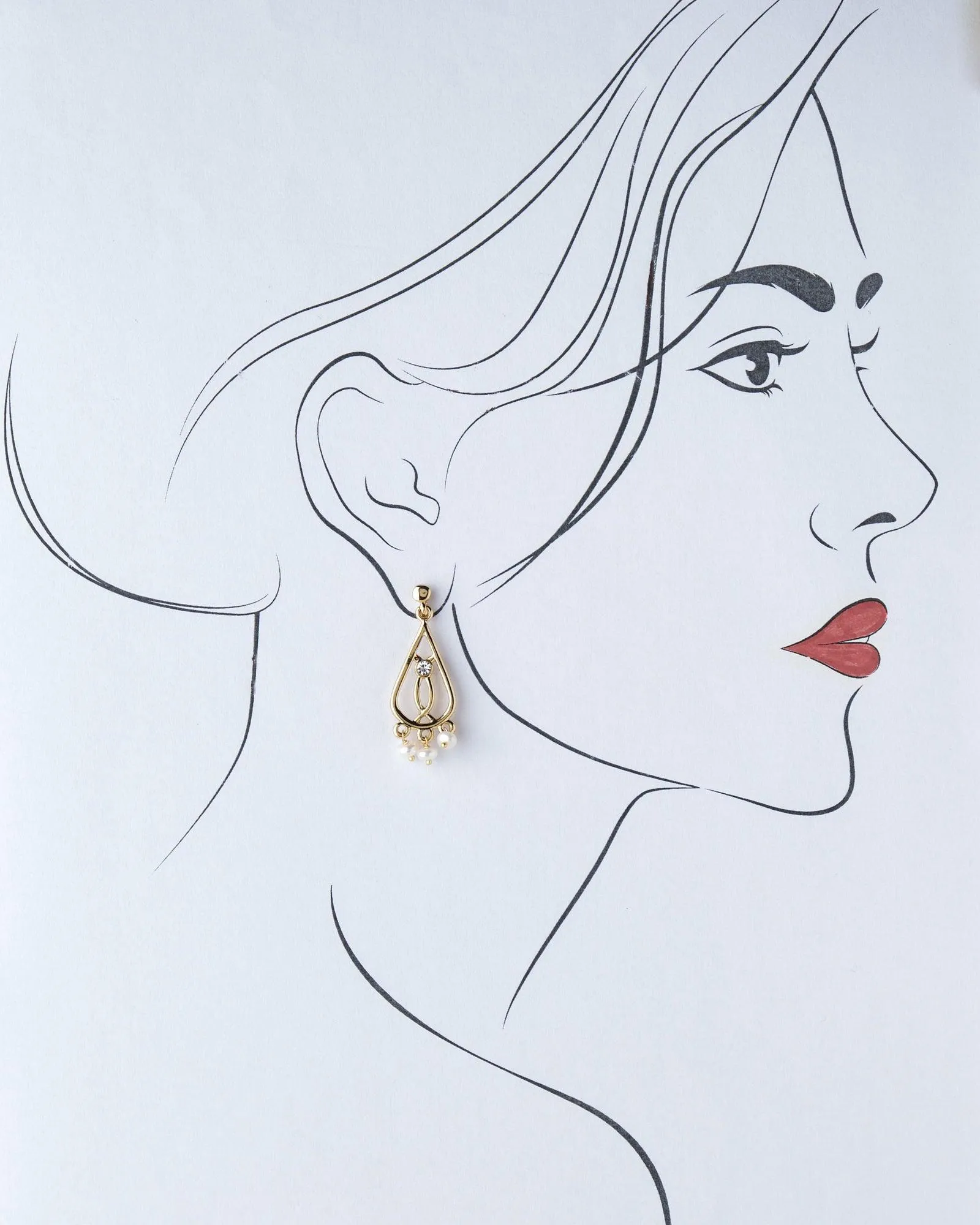Trendy Pearl Earring