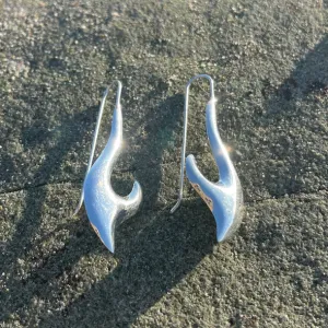 Tribal Hook Earrings Sterling, designed by Jen Stones