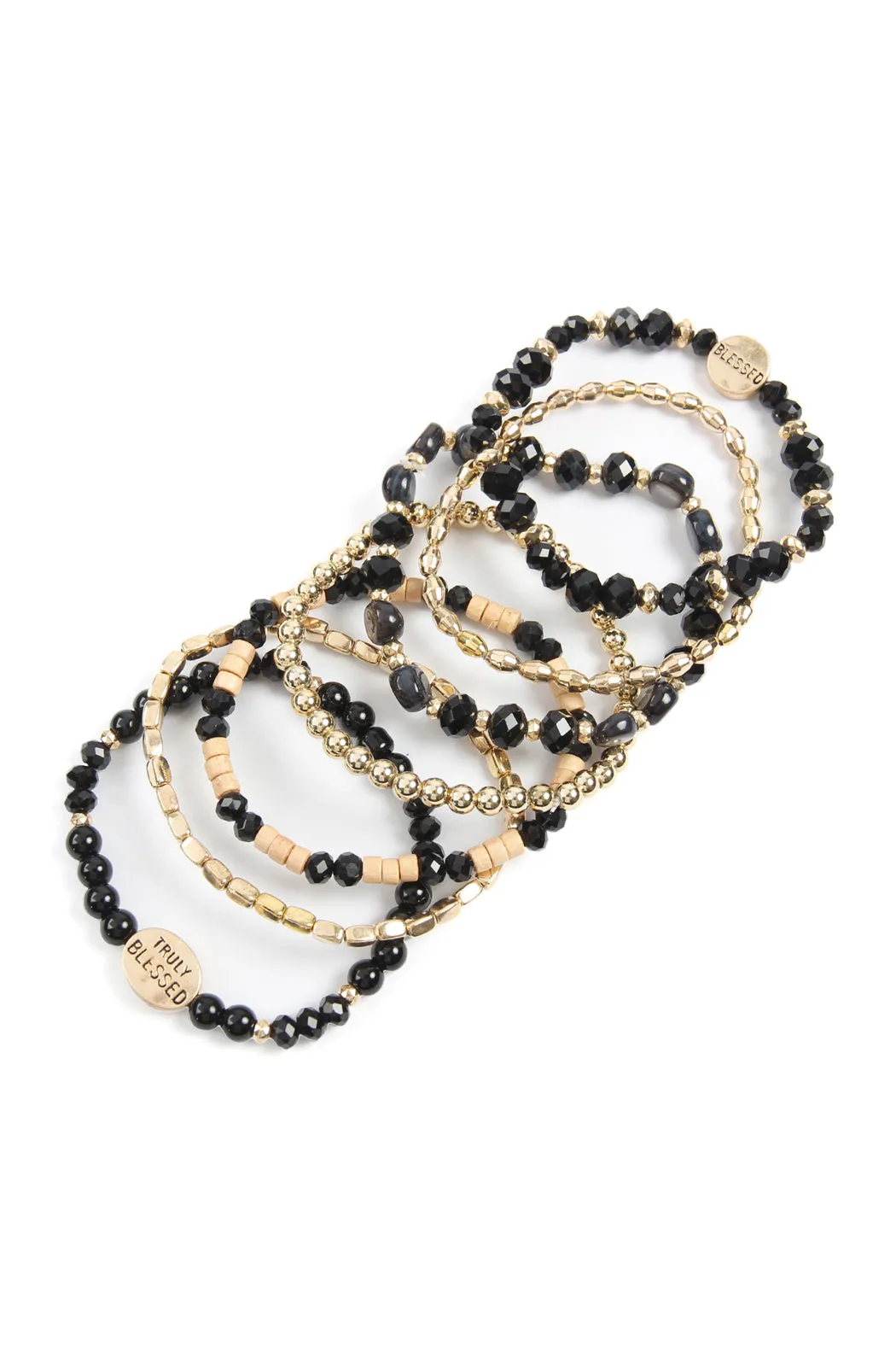 TRULY BLESSED CHARM MIX BEADS BRACELET