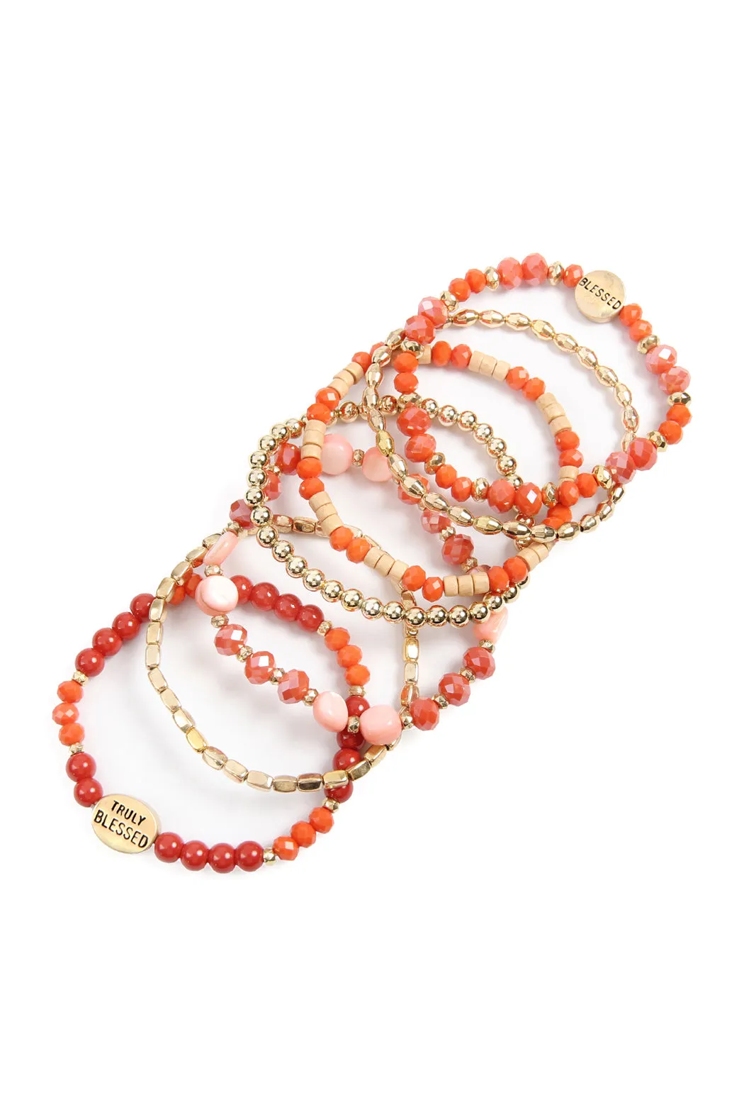 TRULY BLESSED CHARM MIX BEADS BRACELET
