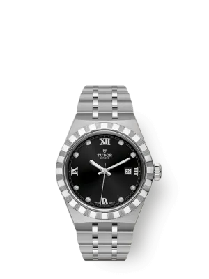 Tudor Royal, Stainless Steel and Diamond-set, 28mm, Ref# M28300-0004