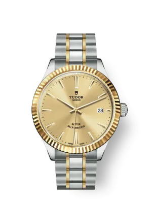 Tudor Style, Stainless Steel and Yellow Gold, 38mm, Ref# M12513-0001