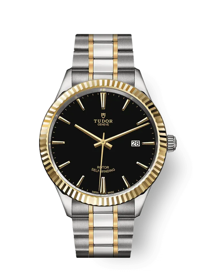 Tudor Style, Stainless Steel and Yellow Gold, 41mm, Ref# M12713-0005