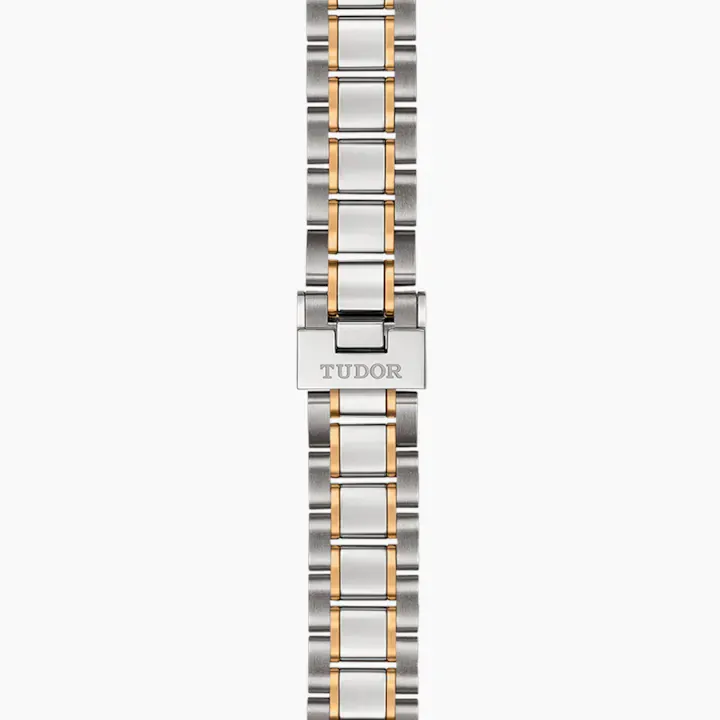 Tudor Style, Stainless Steel and Yellow Gold with Diamond-set, 41mm, Ref# M12713-0009