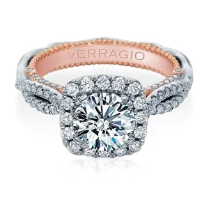 Verragio Twist Shank Diamond Engagement Ring