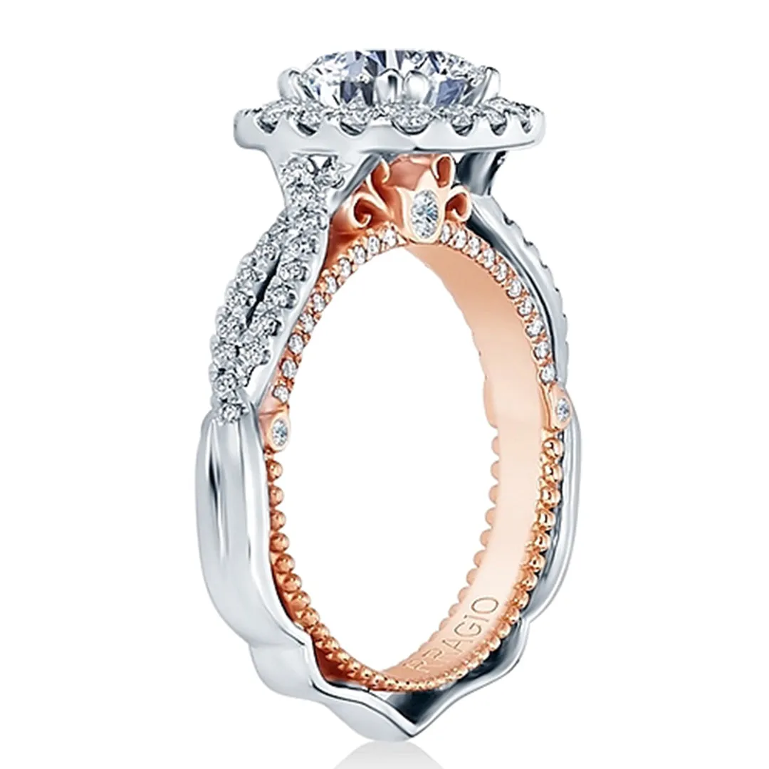 Verragio Twist Shank Diamond Engagement Ring