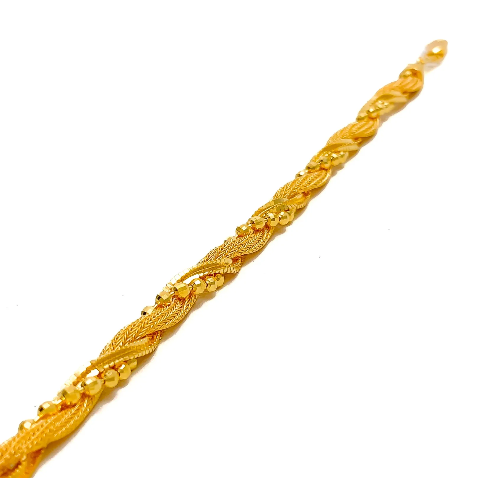 Vibrant Sophisticated 22K Gold Bracelet