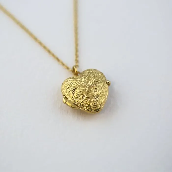 Victorian Keepsake Heart Locket