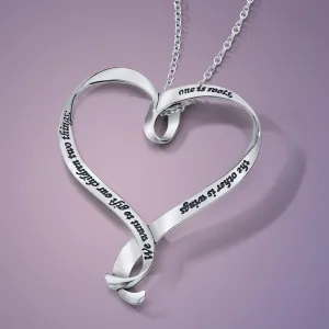 We Want To Gift Our Children Two Things Necklace