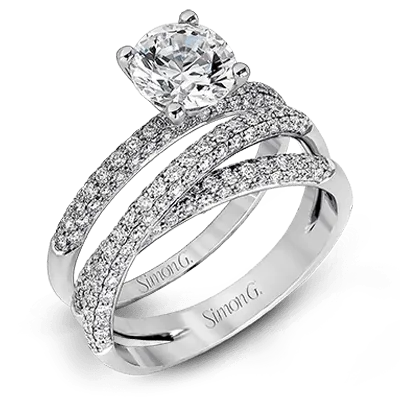 Wedding Set in 18k Gold with Diamonds