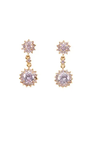 Women's Floral Inspired Dangle Earrings