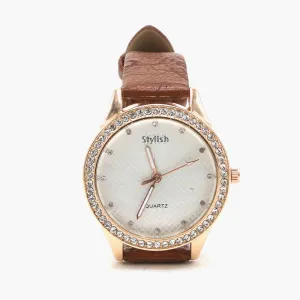 Women's Stylish Belt Watch - Brown