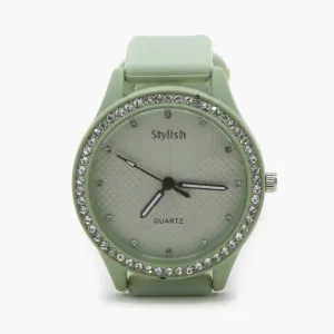 Women's Stylish Belt Watch - Sea Green