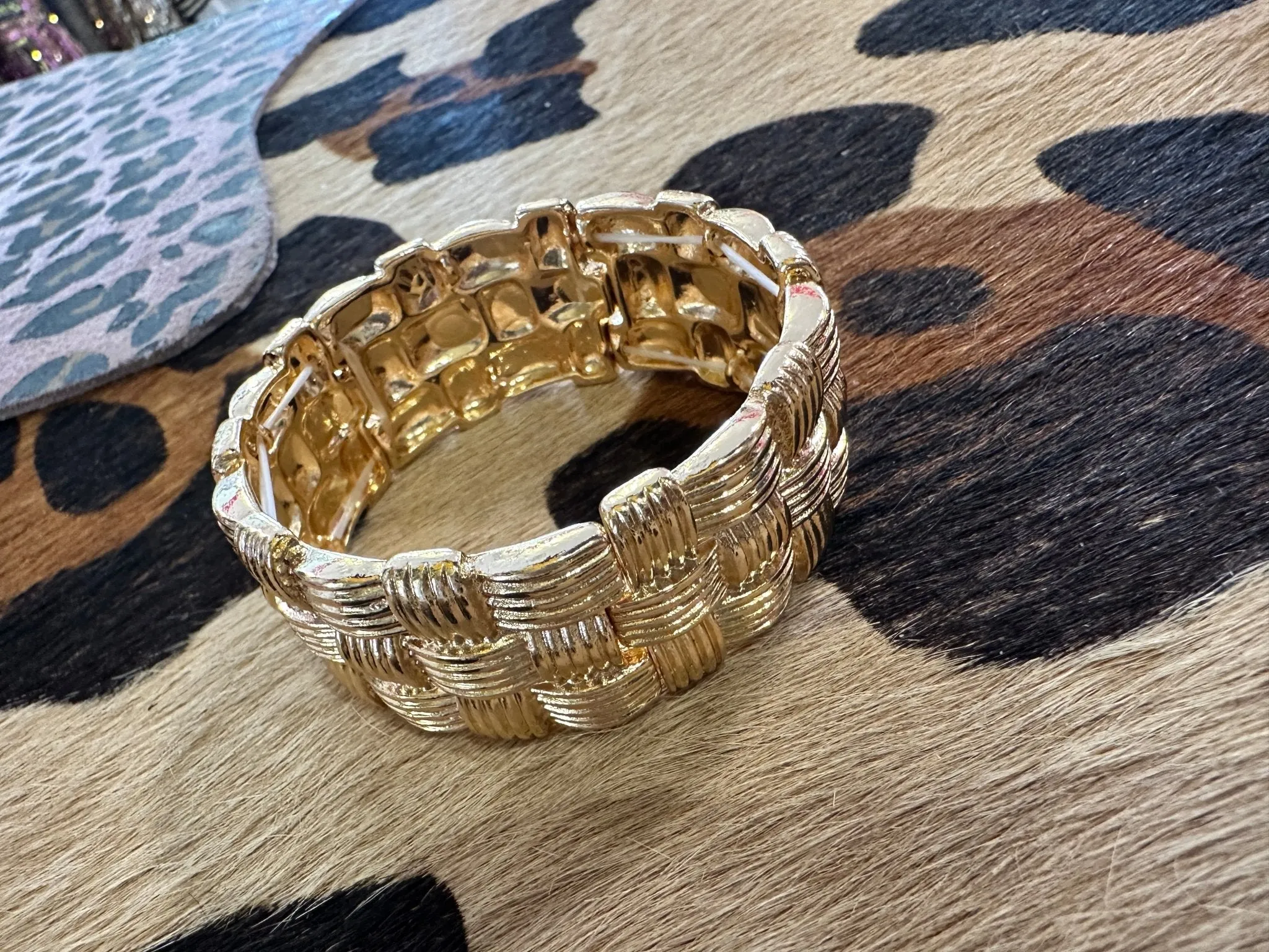 Woven Luxe Cuff Bracelet